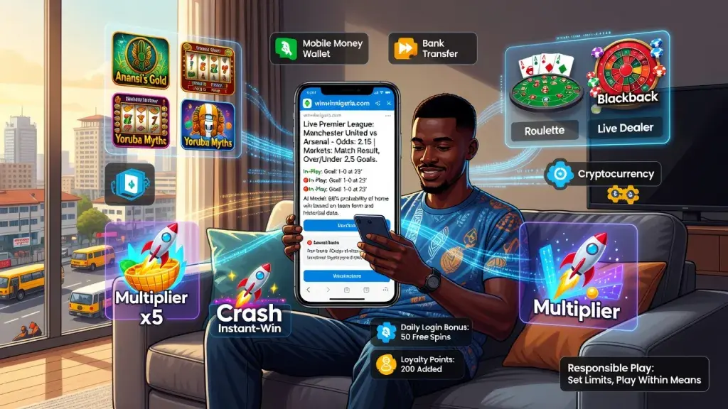 Online Gaming in Nigeria Explained: Sports Betting Bankrolls, AI Predictions, Casino Games, Payments, Rewards, and Responsible Play